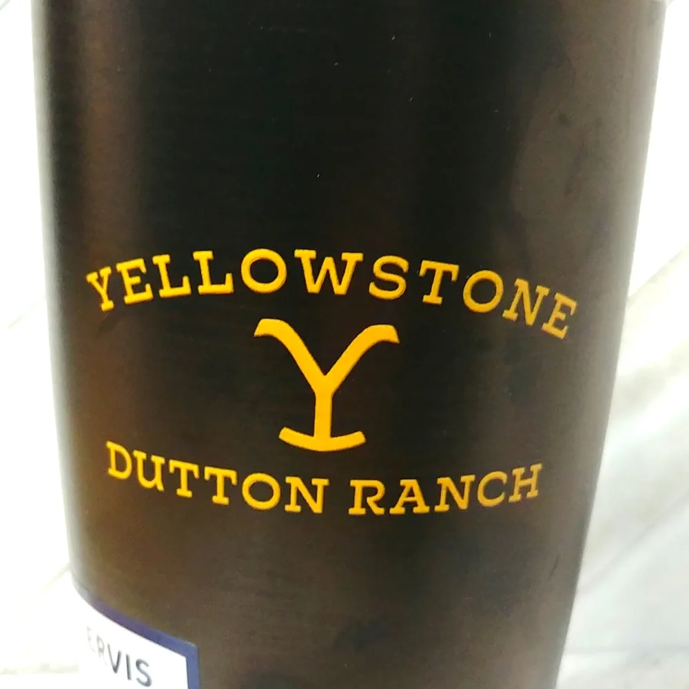 NWT Tervis Yellowstone Dutton Ranch Design Hot Cold To Go Cup Tumbler 20oz - Picture 4 of 5